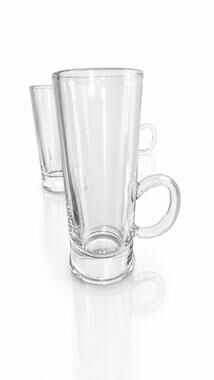 Set of 6 Arcoroc France Islande Handled Shot Glasses 1.9 oz Heavy Clear Glass...